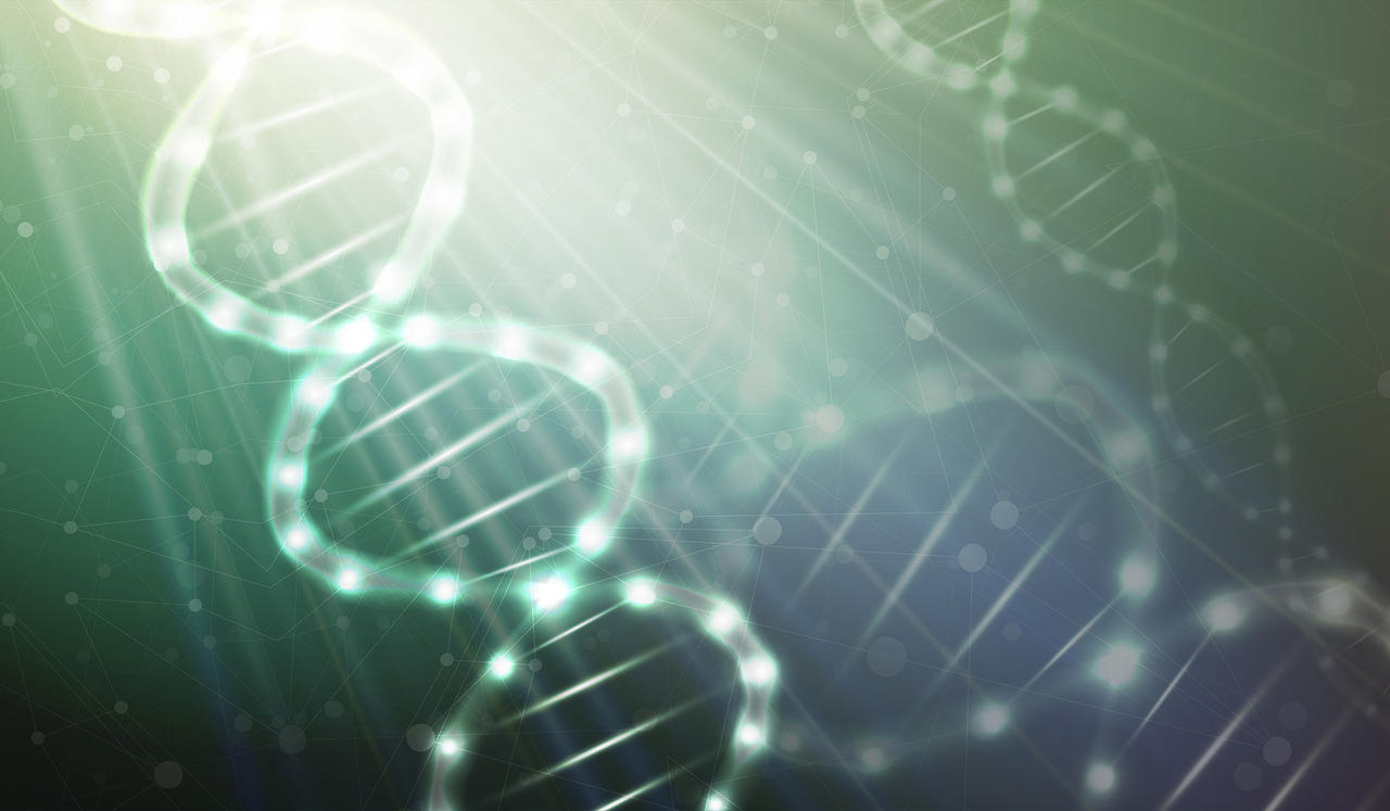 生物科技医疗医院基因结构DNA渐变背景