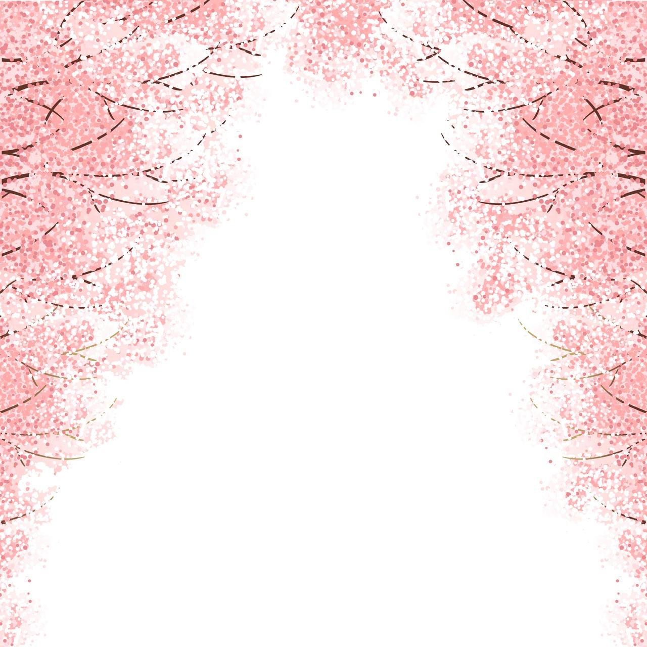 春天粉色樱花植物素材