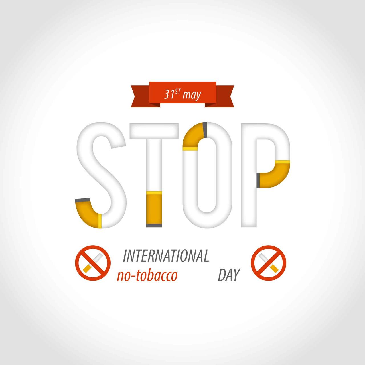 停止吸烟标志世界哮喘日禁烟日肺健康禁烟矢量图
