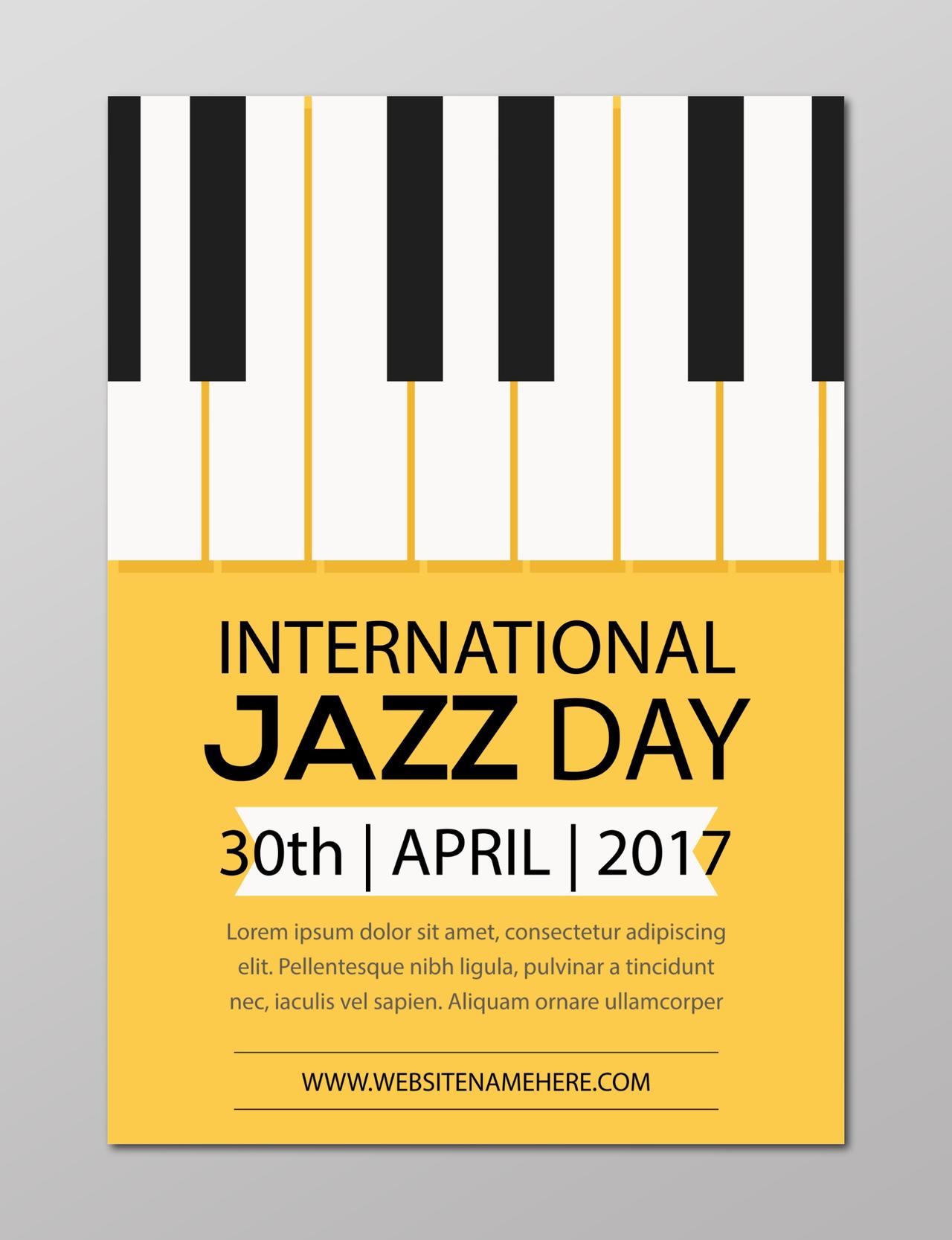 简约风格jazzday钢琴比赛钢琴大赛