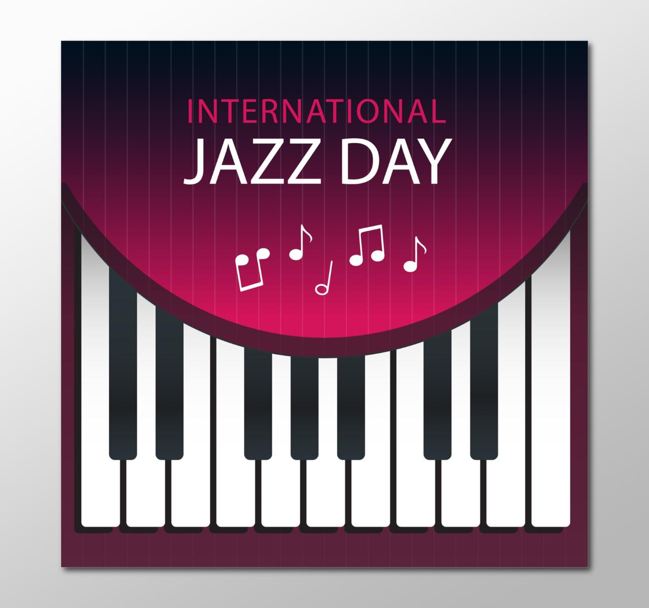 jazzday钢琴教学招生钢琴培训海报