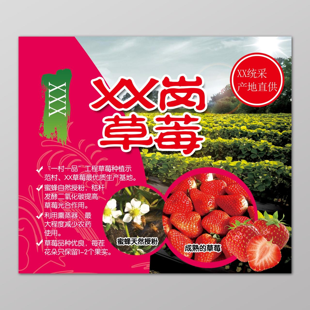 天然优质莓生鲜水果生产基地产地直供海报
