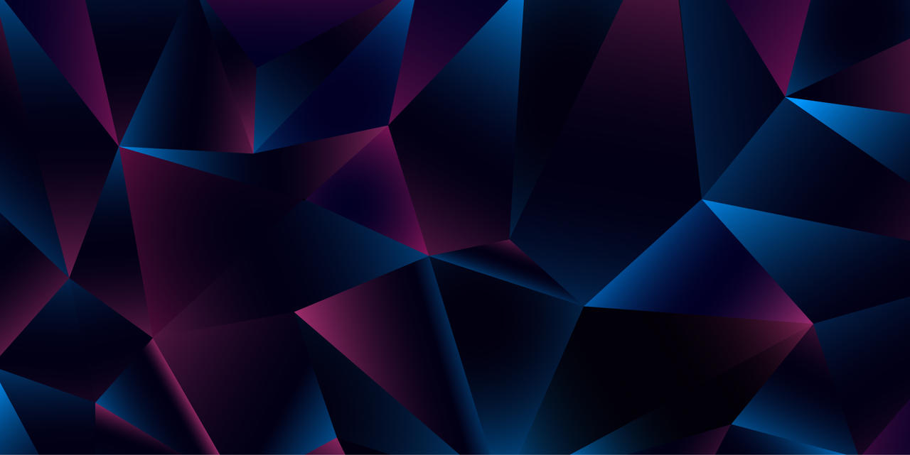蓝紫色几何科技海报背景