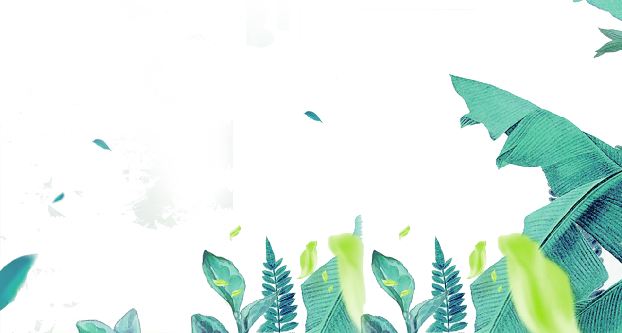 卡通手绘风热带植物小清新植物春psd免费下载 图星人