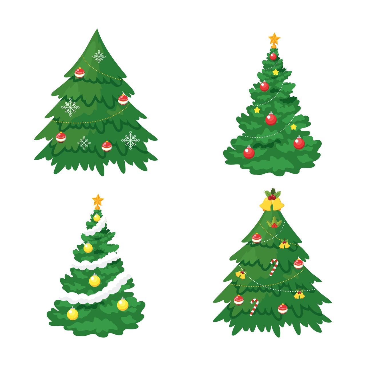 圣诞节树木素材