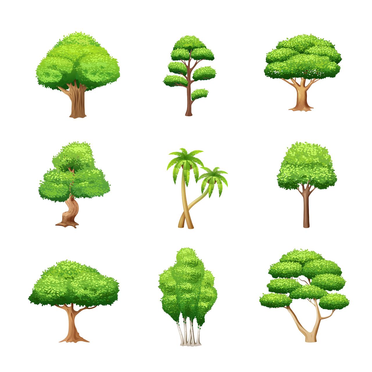 树木绿化模型素材