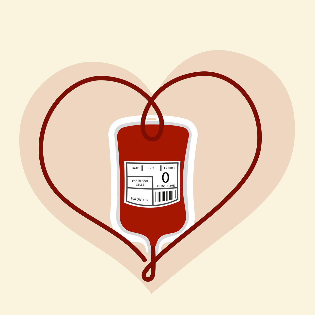 爱心公益输血世界献血日矢量素材  