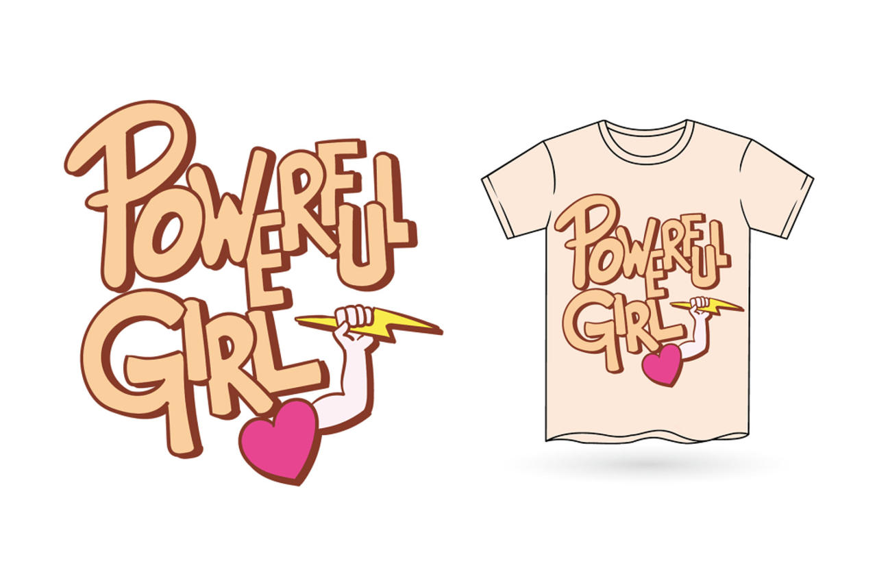 粉色女装服装T恤少女卡通字母短袖图标设计png素材