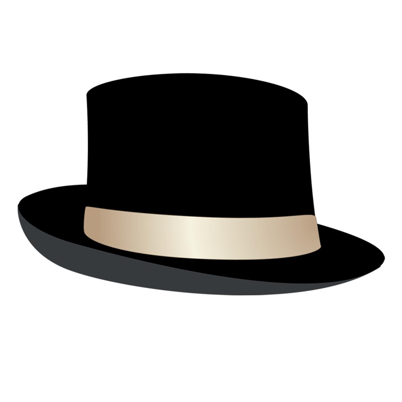 黑色绅士礼帽服饰衣服素材
