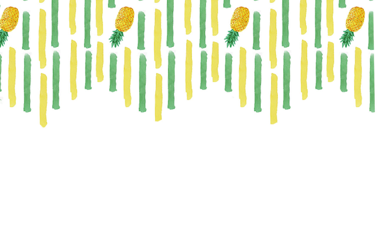 可爱卡通菠萝超市名片水果名片海报