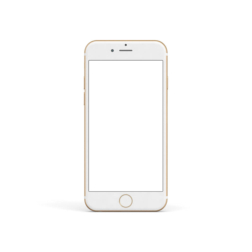 手机模型白色智能手机电器模型PSD透明素材
