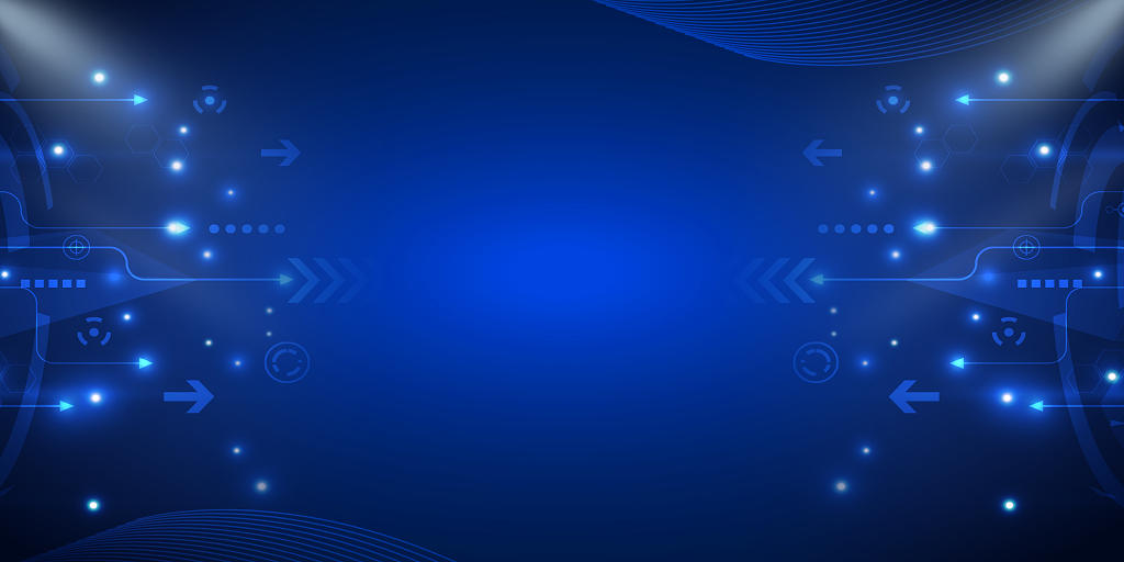 科技底纹蓝色酷炫科技箭头光线抽象空间展板背景