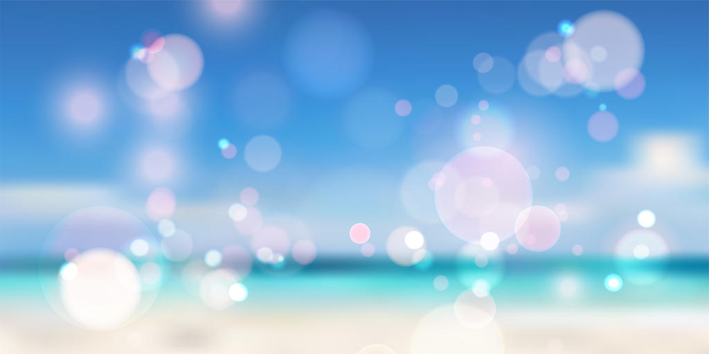 夏日蓝天天空阳光大海海面沙滩蔚蓝展板背景
