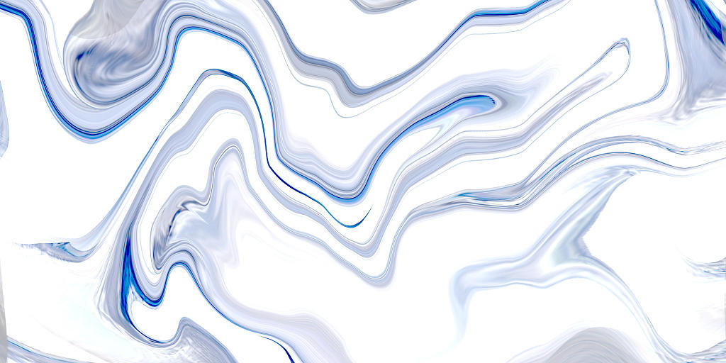 白色蓝色简约大气流体酸性风格展板背景酸性风格背景