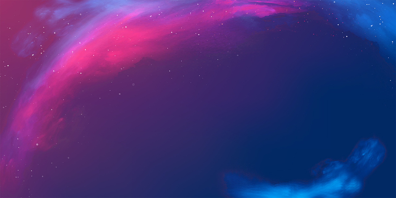 紫色渐变唯美星球太空质感展板背景