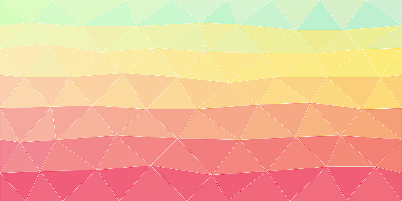 彩色唯美三角形几何格子立体展板背景