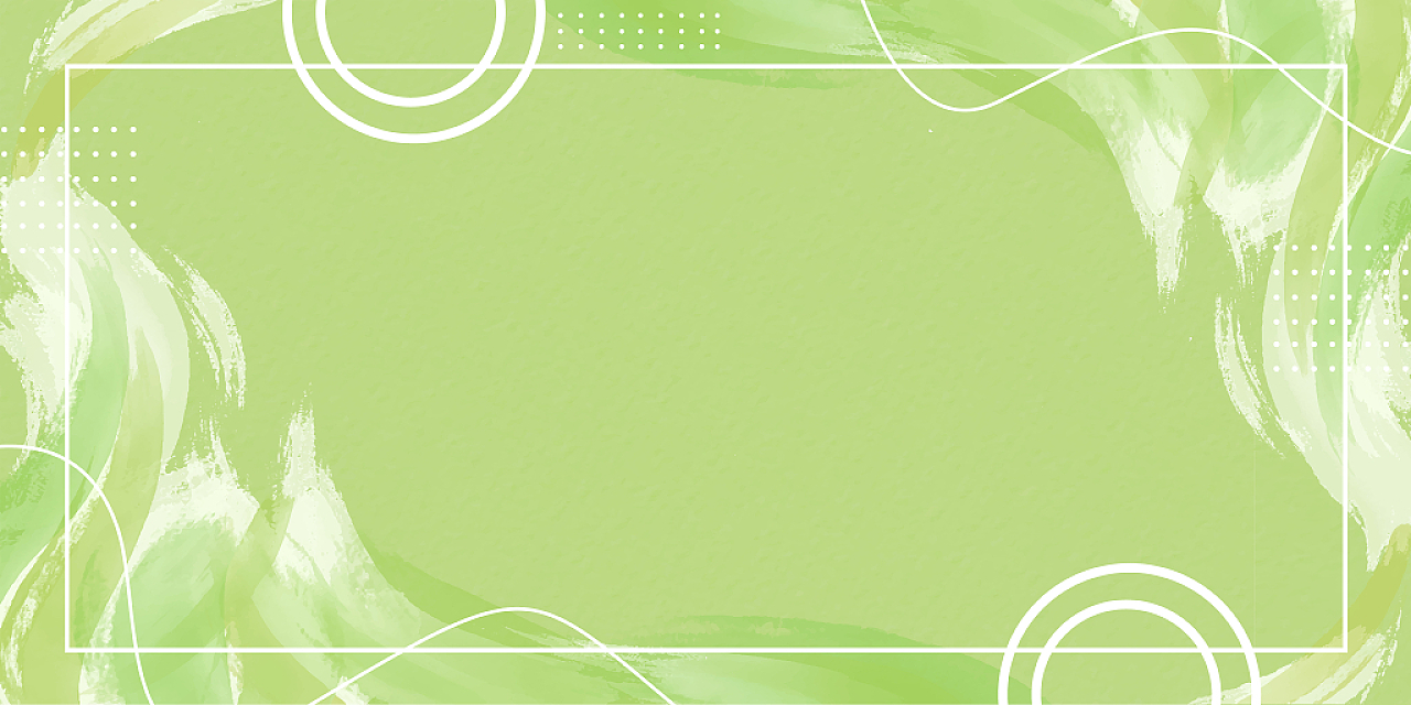 绿色小清新线条形状流行展板背景