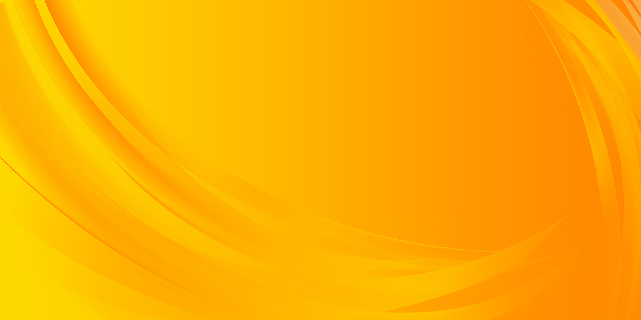 橙色黄色简约大气曲线色彩橘色展板背景