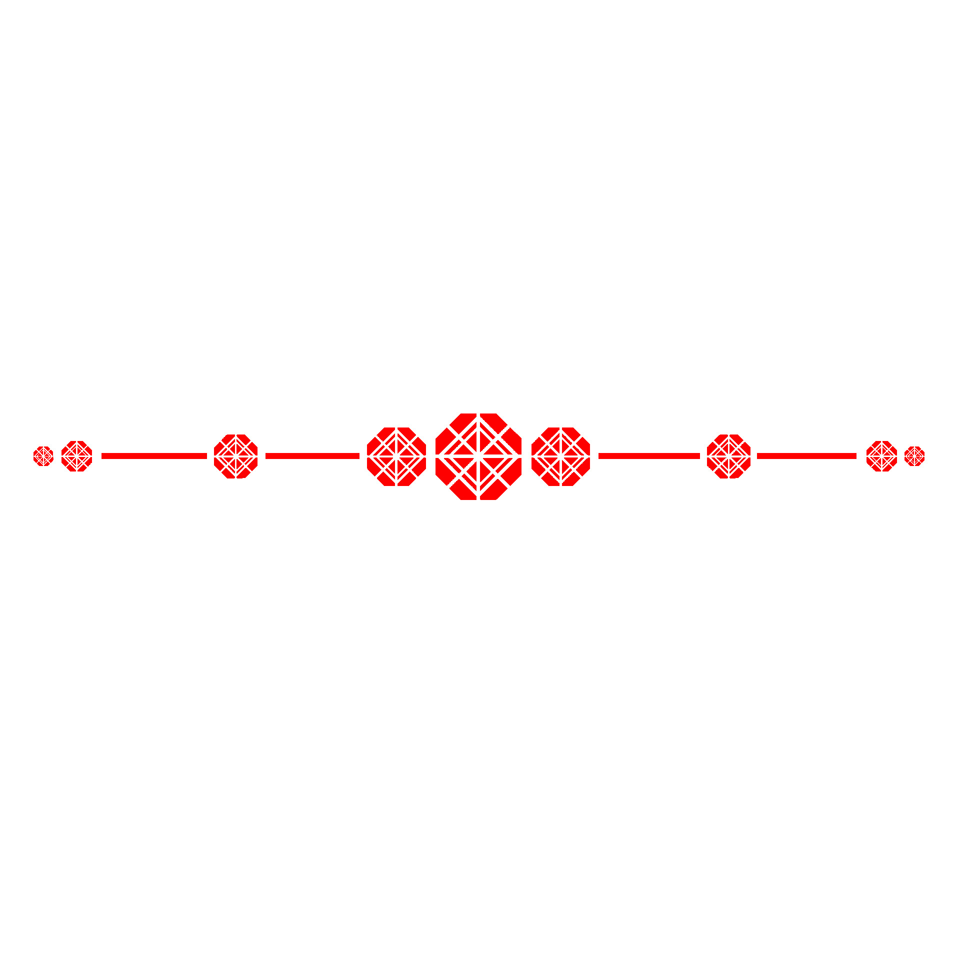 红色中式分割线GIF动态图