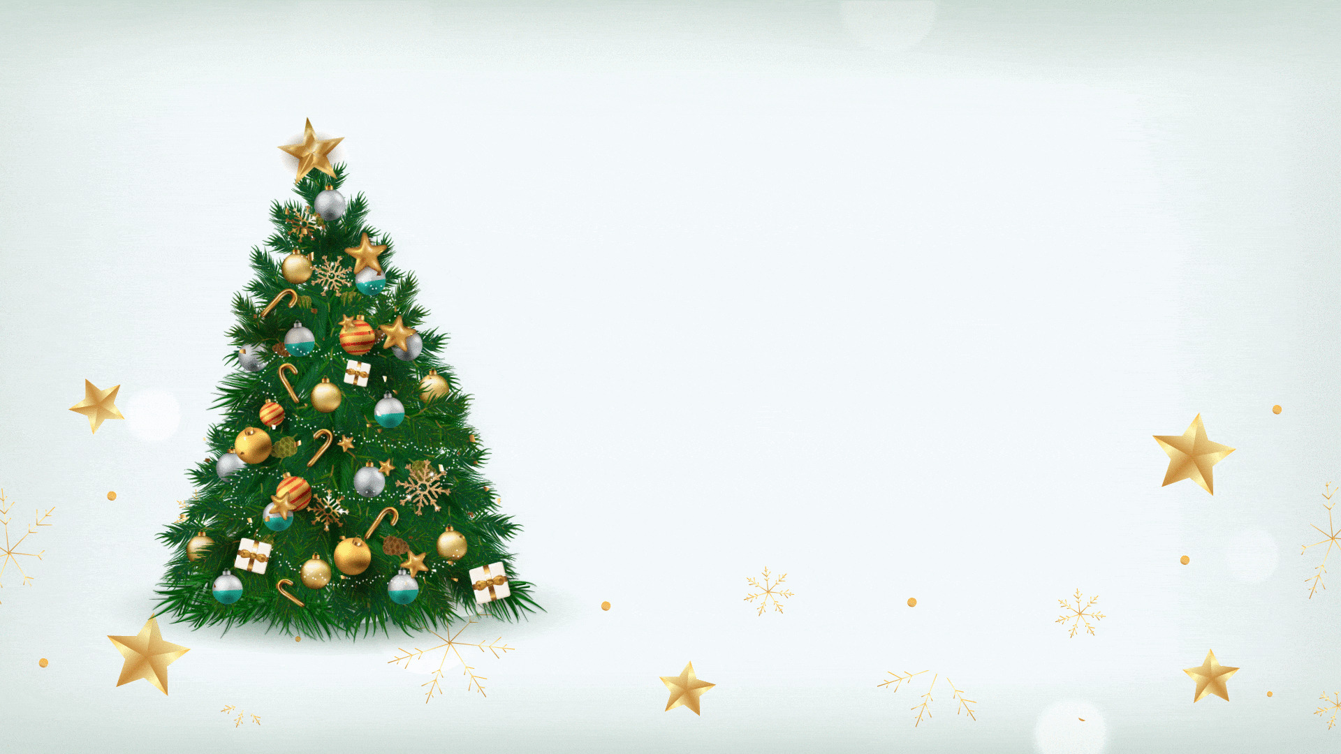 简约圣诞节圣诞树背景元素GIF动态图圣诞背景