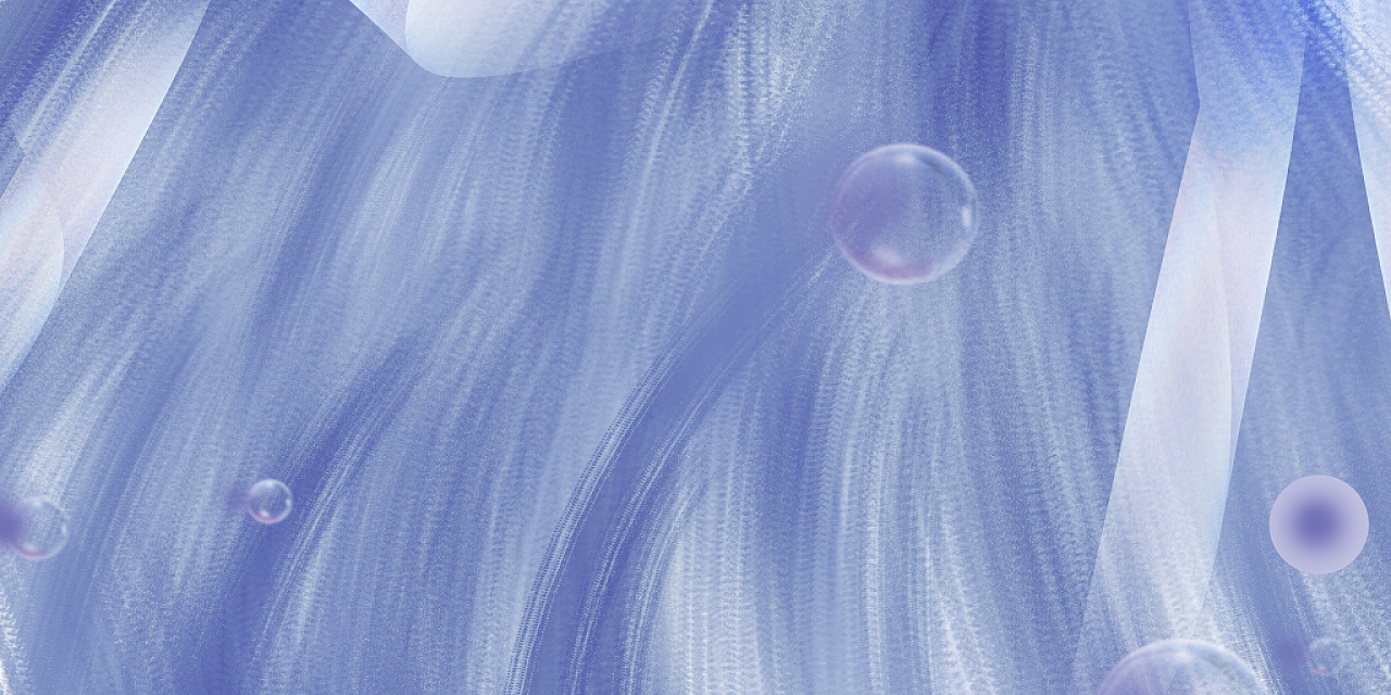 紫色抽象背景泡泡光晕抽象展板背景流行色长春花蓝展板背景