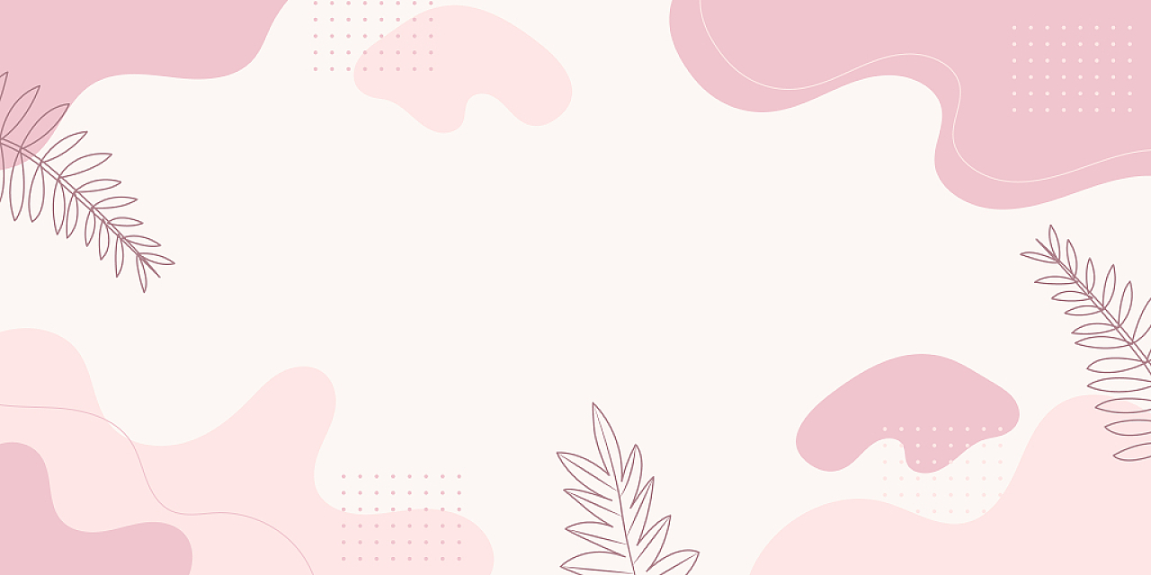 粉色小清新莫兰迪抽象流体植物展板背景