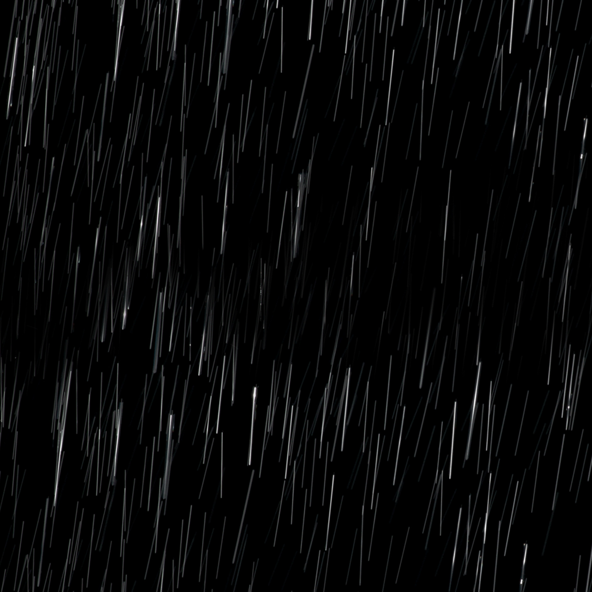 白色卡通下雨元素gif动态图