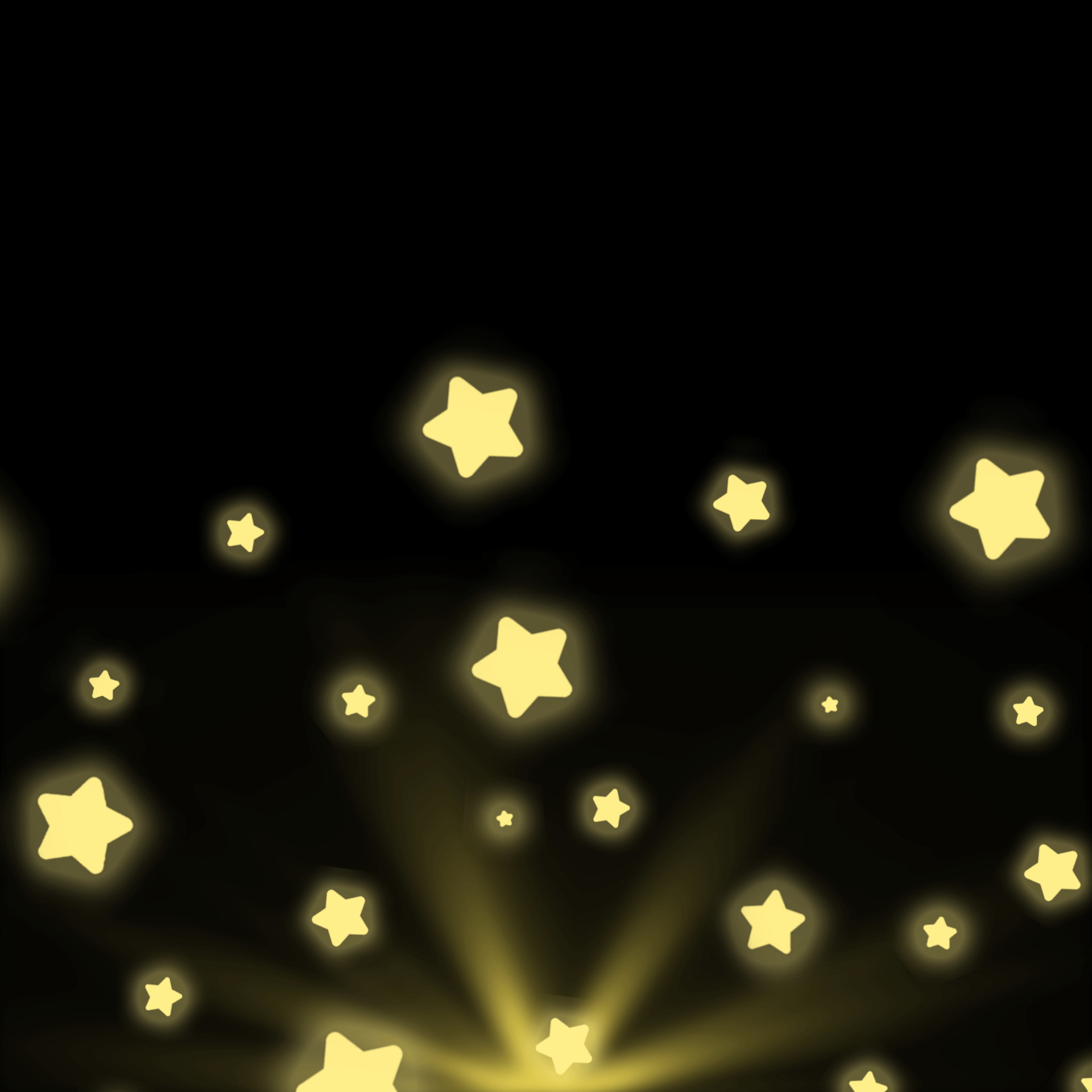 黄色卡通星星闪烁元素GIF动态图星星元素