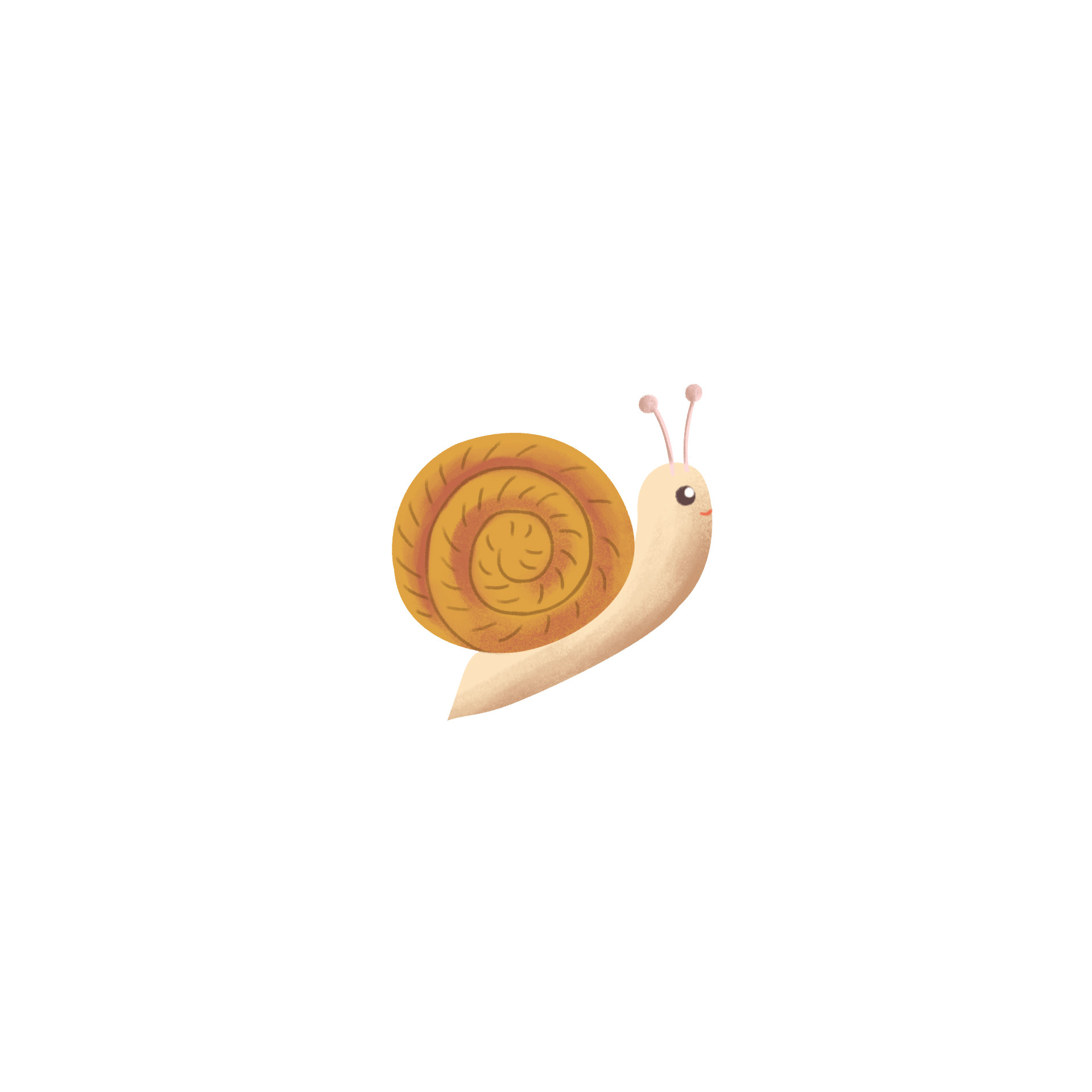 卡通蜗牛动物元素GIF动态图蜗牛元素