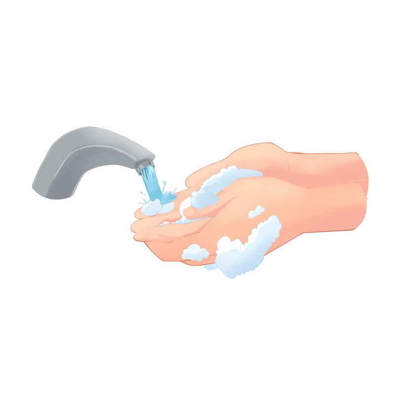 卡通洗手注意卫生元素GIF动态图洗手元素AEP免费下载- 图星人