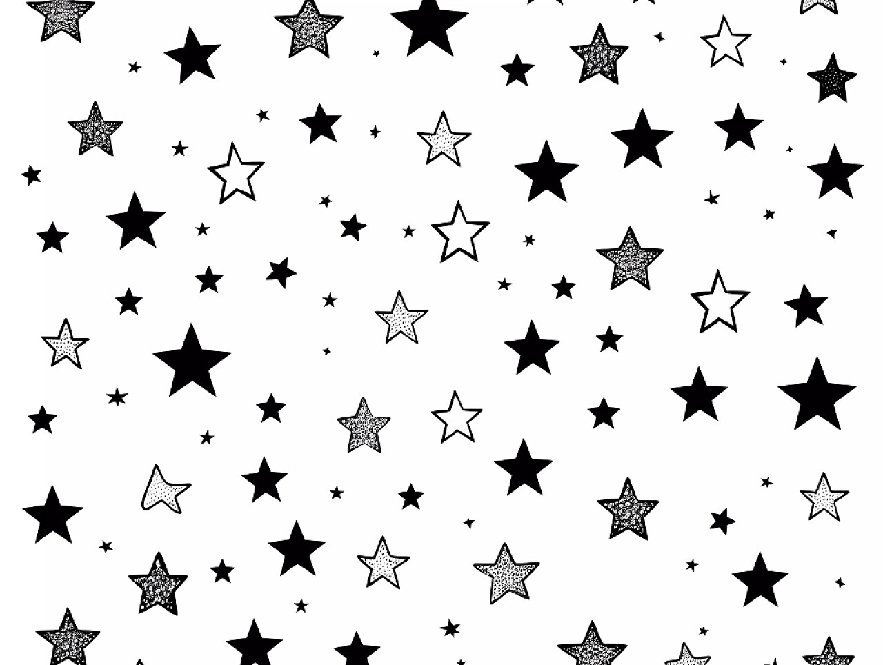 各种星星图案大全手绘星星元素