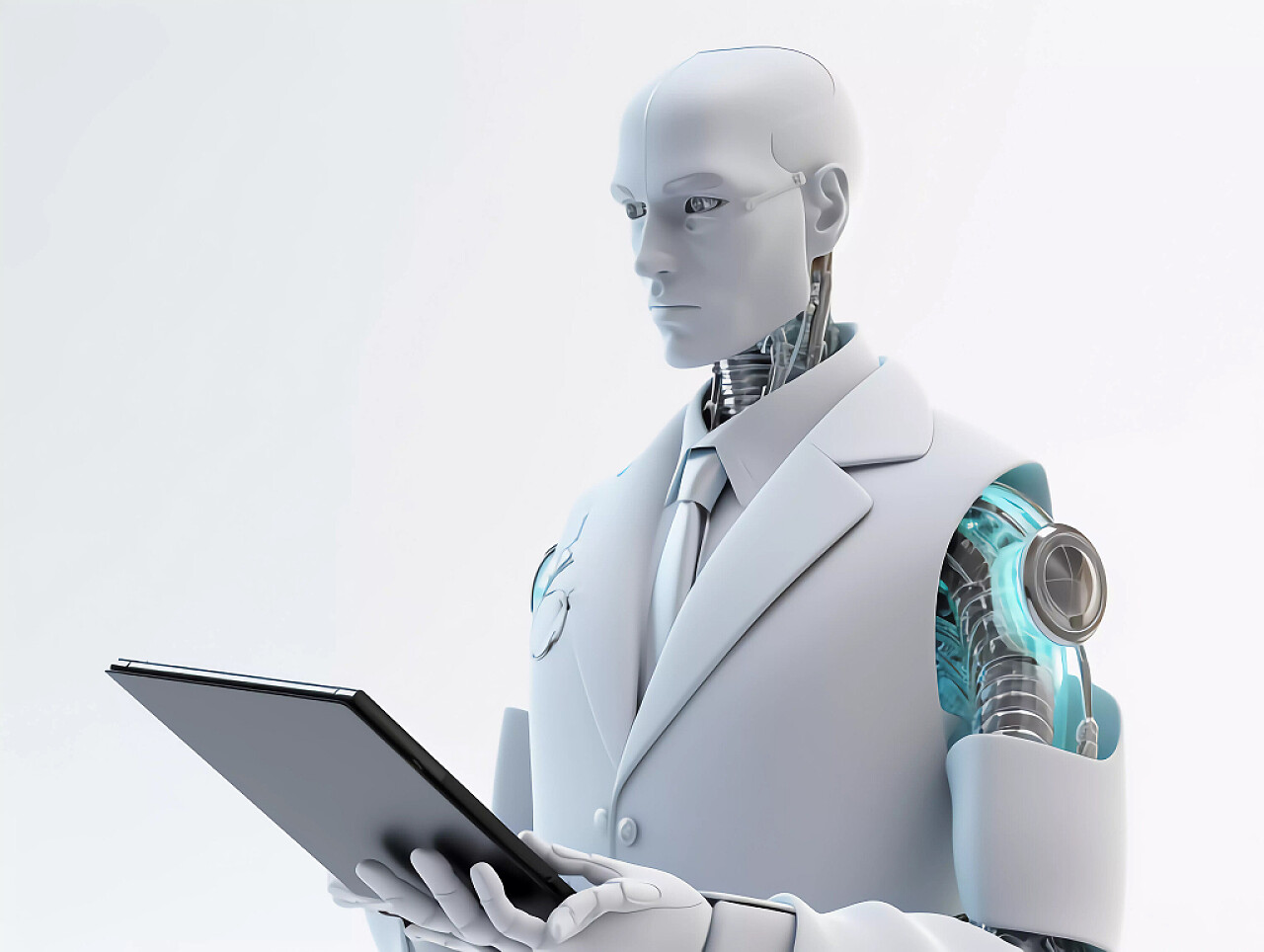 医疗科技未来机器人医生治疗场景