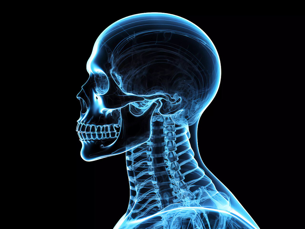 医疗科技X射线三维绘制骨骼