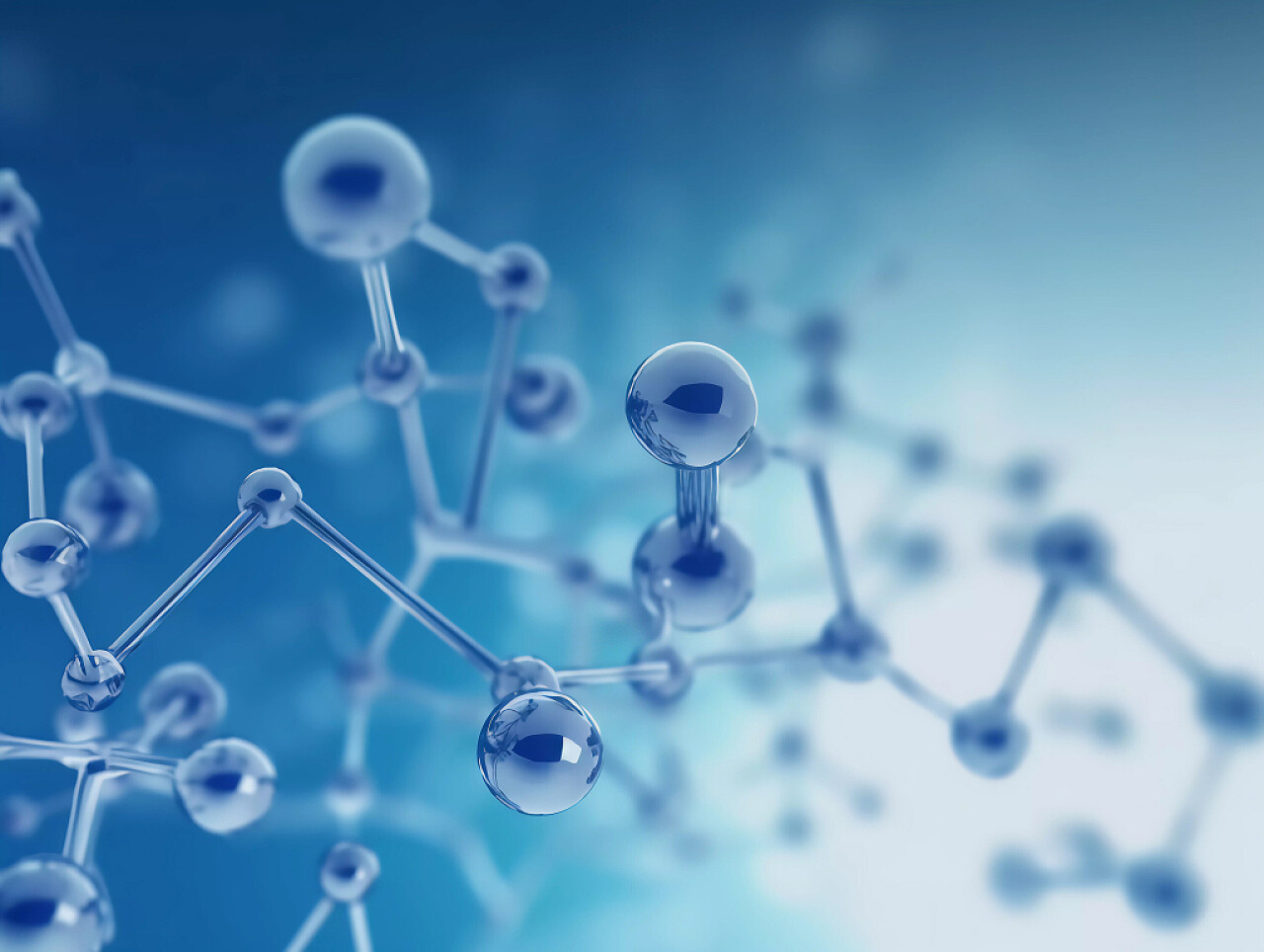 医疗健康医疗科技生物科技蓝灰分子结构