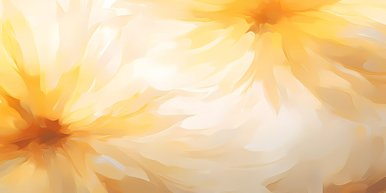 金黄色立秋水彩秋天立秋黄色花纹抽象背景