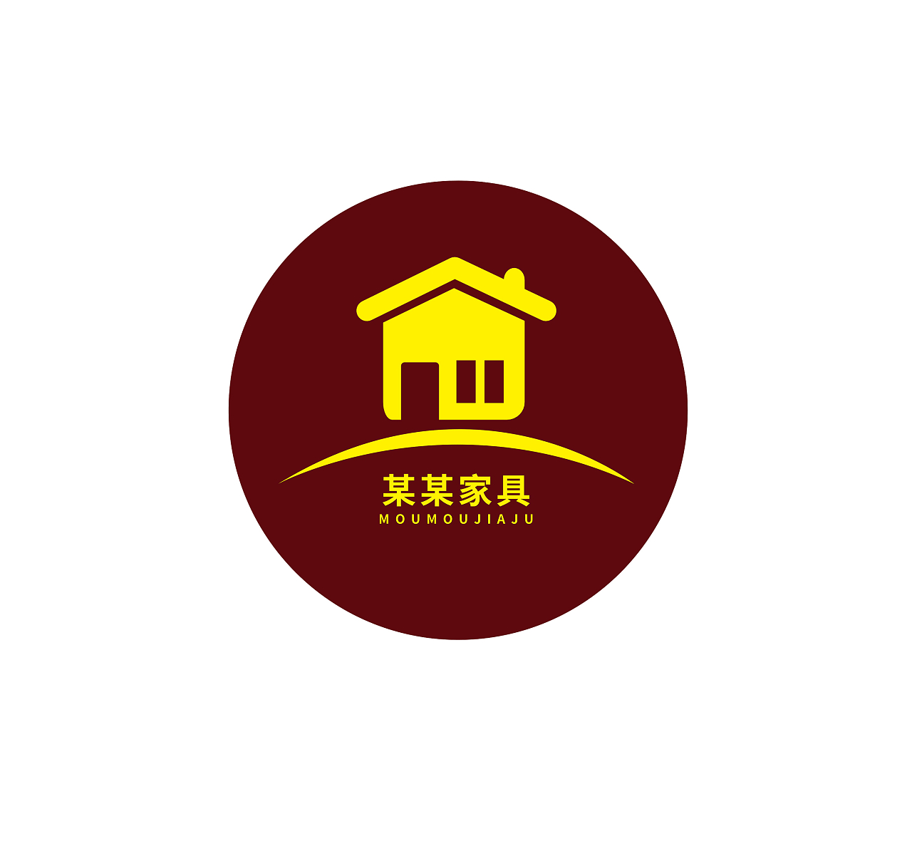家具家居标志LOGO模板设计木材标志店铺logo家具logo