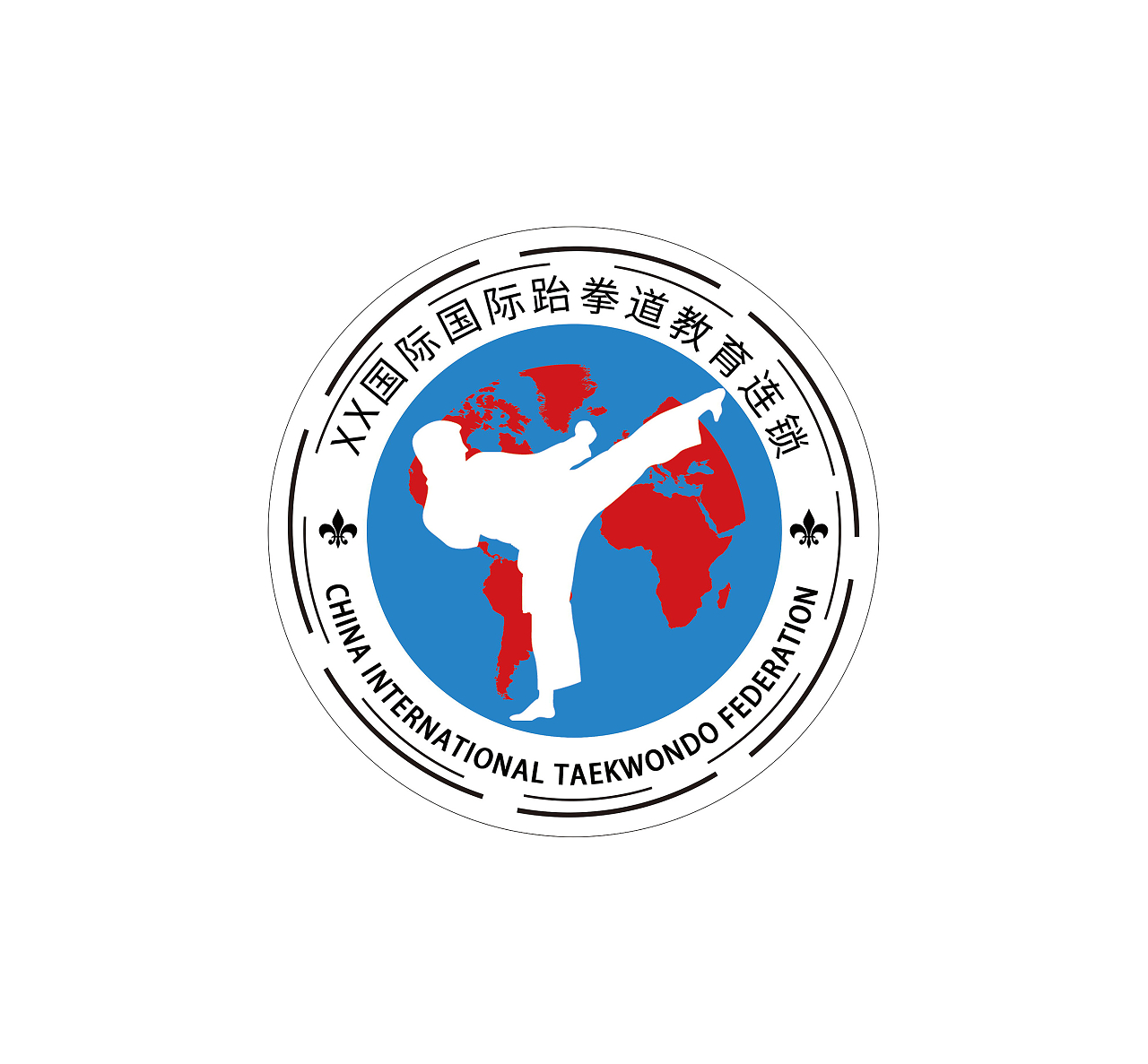 跆拳道标志武术LOGO跆拳道标识标志设计跆拳道logo
