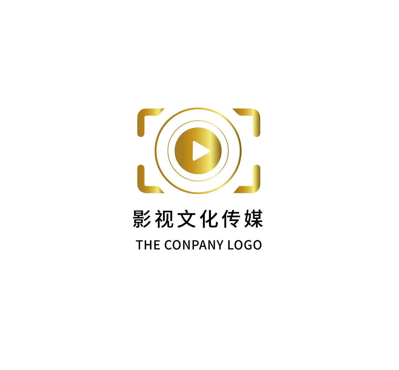 影视电影标志影视LOGO电影标识模板设计影视logo会员尊享名片