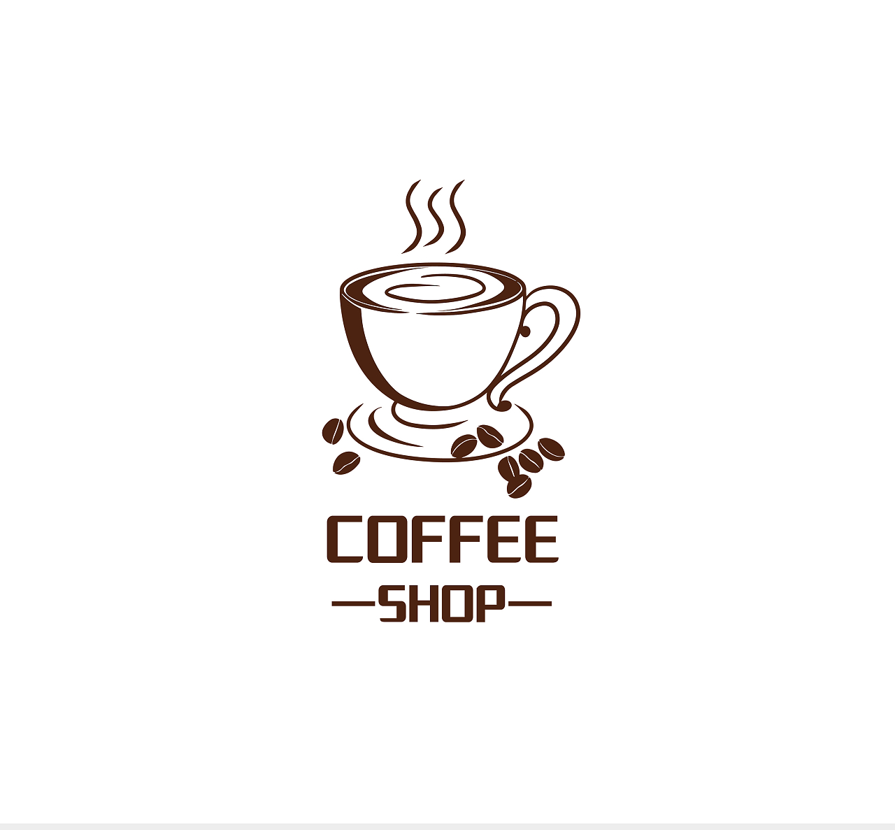 咖啡公司标志咖啡店铺LOGO标识标志设计logo设计咖啡lo咖啡logo